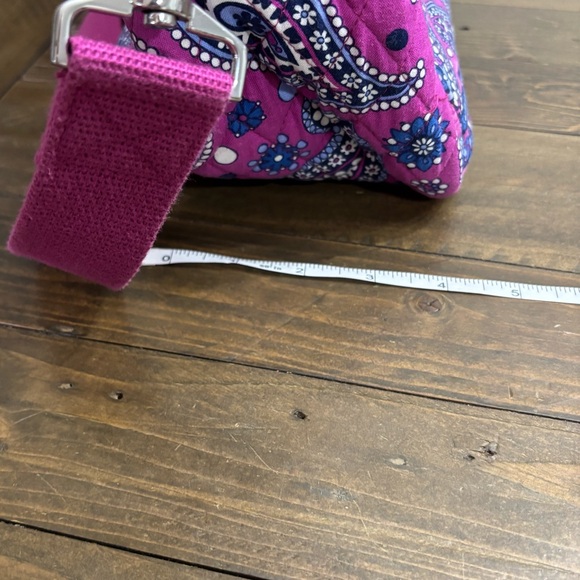 Vera Bradley Weekender Travel Bag in “Boysenberry” Purple and Blue Paisley - Picture 12 of 14